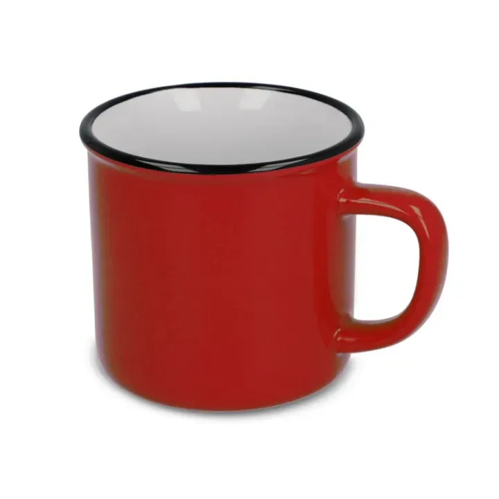 Enamel style ceramic mug 280ml - LT51111 (N0021)